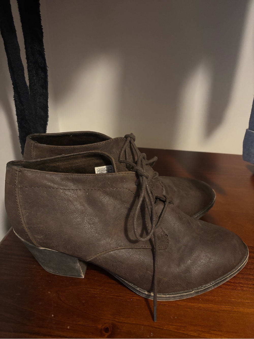 Rocket Dog Dark Brown Lace-Up Ankle Boots